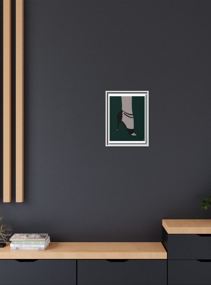 Emerald Canvas, Framed