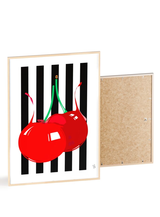 Cherries Poster, Framed