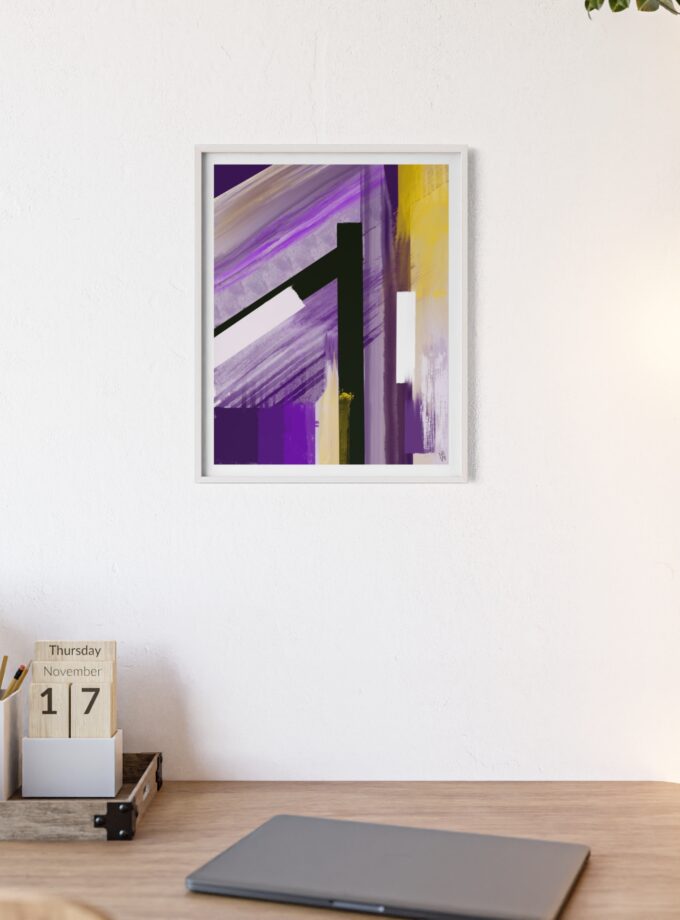 Lilac Poster, Framed