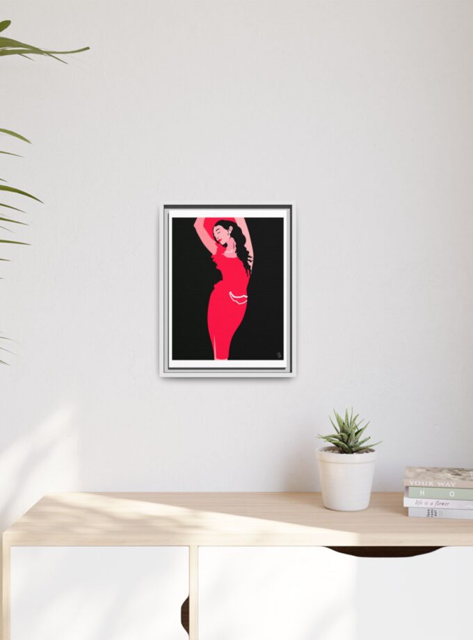 Goddess Canvas, Framed