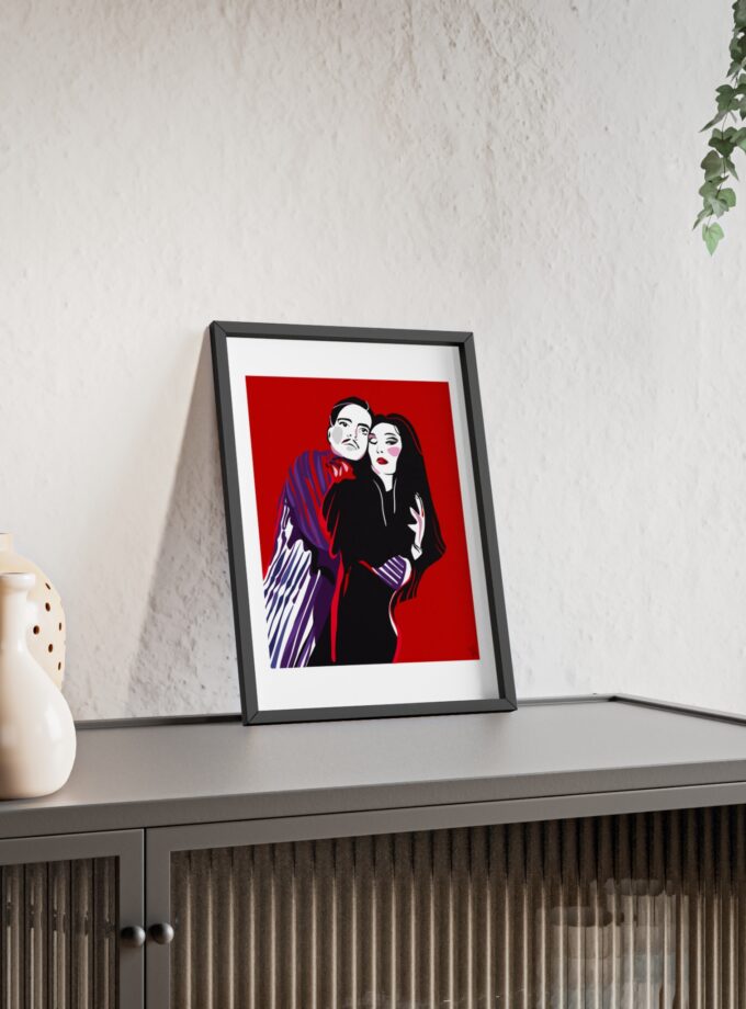 90' Bloody Halloween Poster, Framed