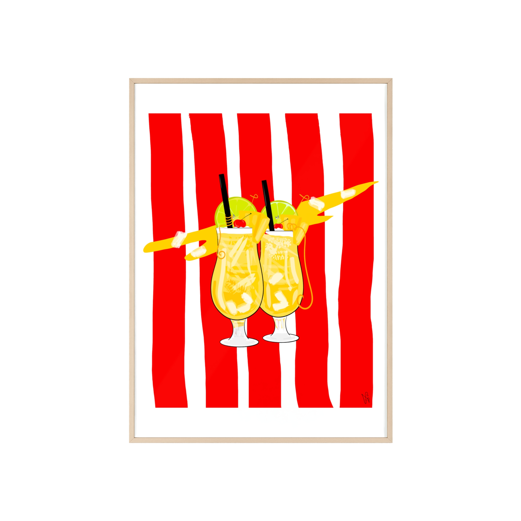 Pina Colada Poster, Framed - Image 37