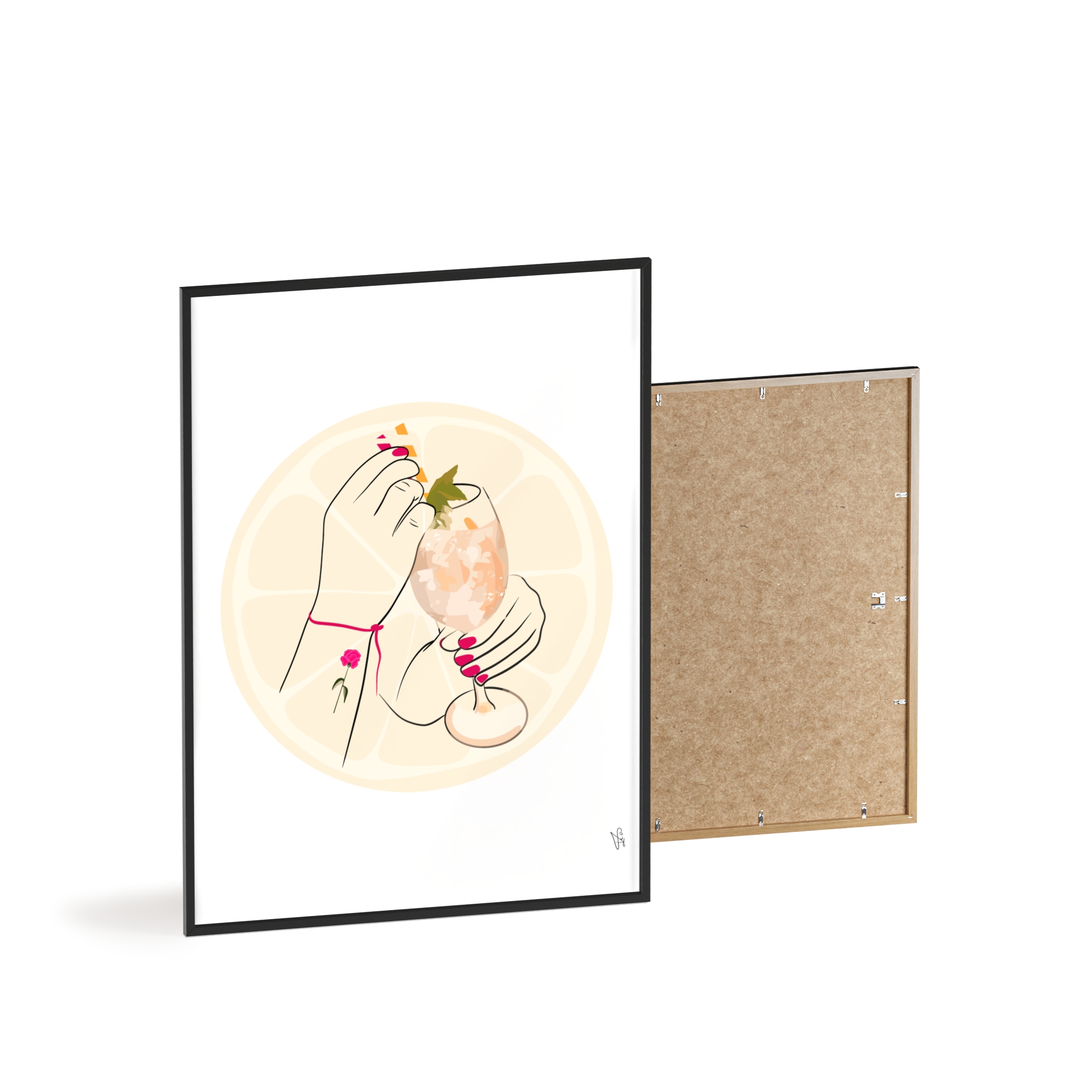 A Toast To Friendship Poster, Framed - Image 30