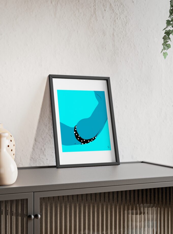 Dive In Poster, Framed