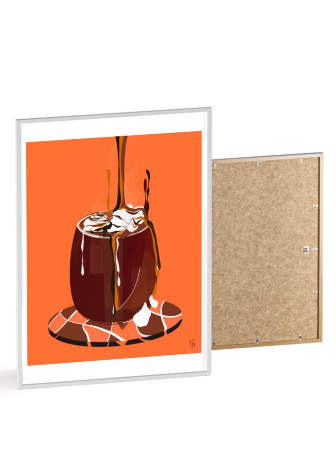 Hot Chocolate Poster, Framed