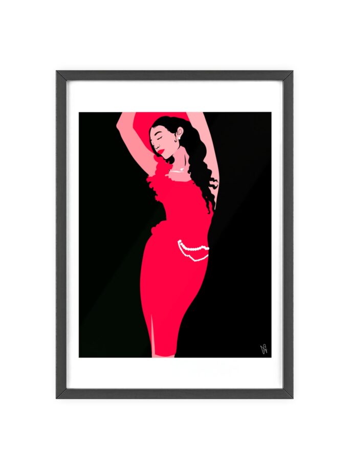 Goddess Poster, Framed