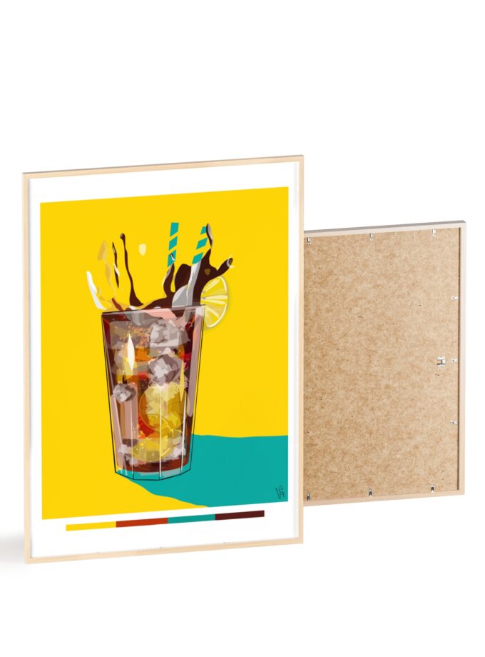 Splash Poster, Framed