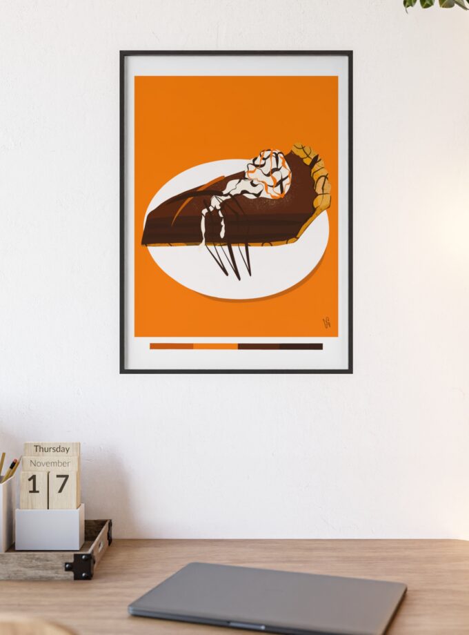 Chocolate Pie Poster, Framed