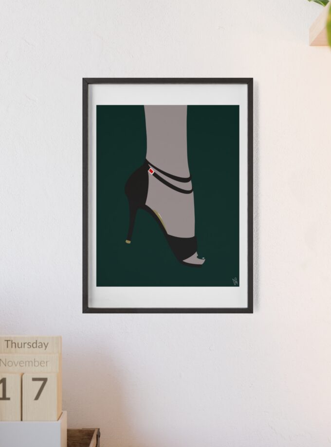 Emerald Poster, Framed
