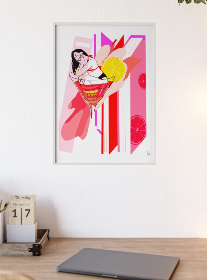 Cosmopolitana Poster, Framed