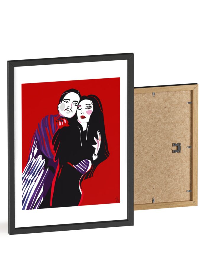 90' Bloody Halloween Poster, Framed