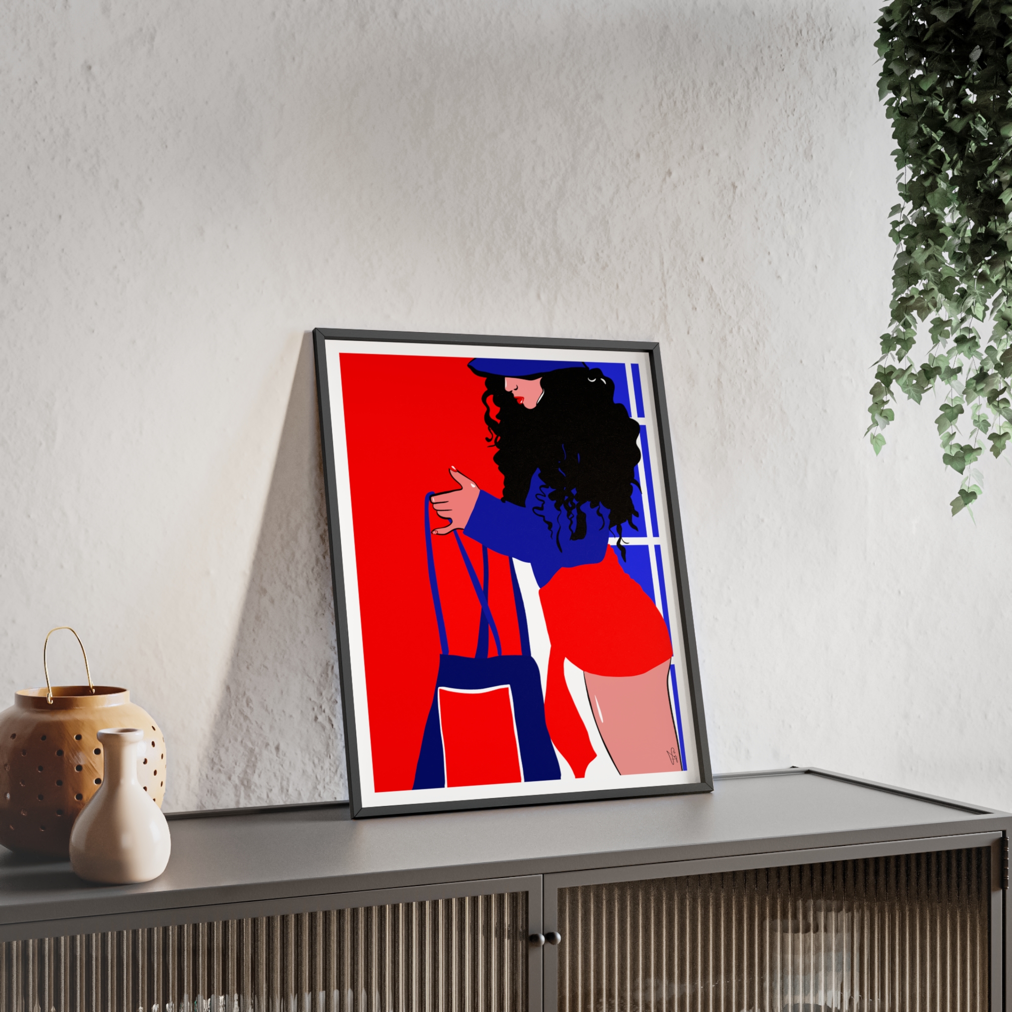 Beach Day Poster, Framed - Image 3