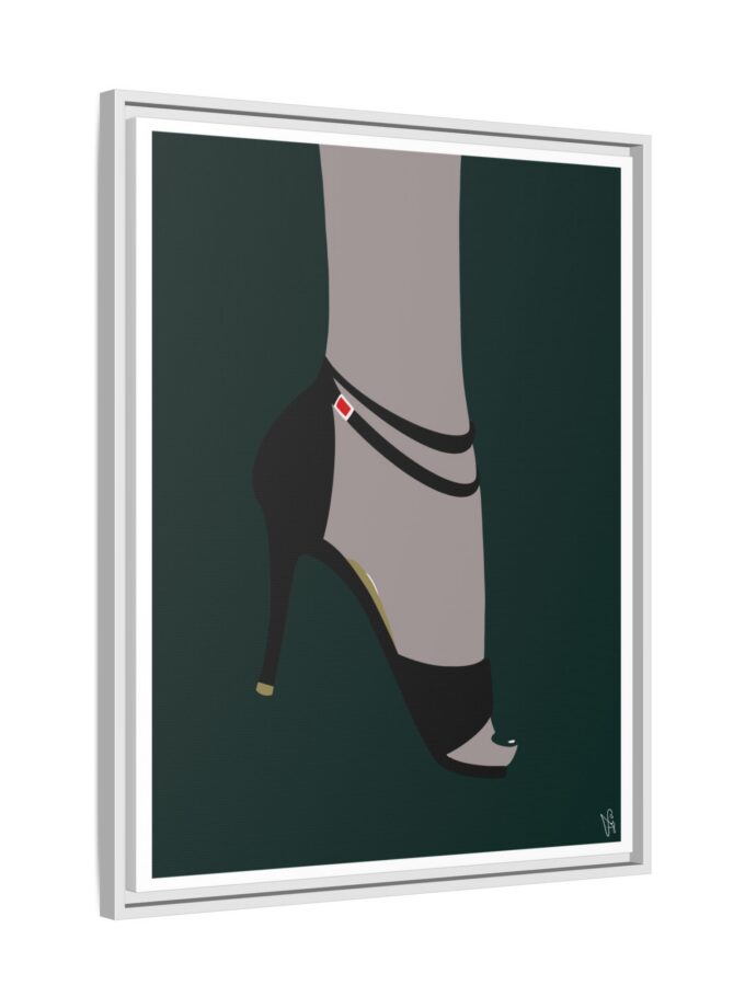 Emerald Canvas, Framed