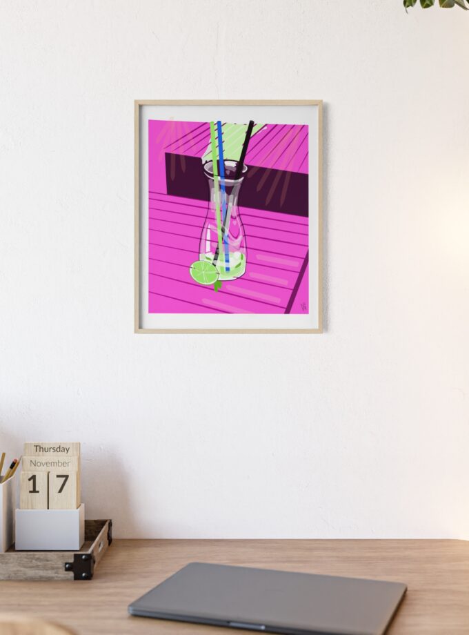 Mojito In Starigrad Poster, Framed