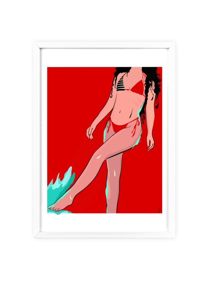 Budva Poster, Framed