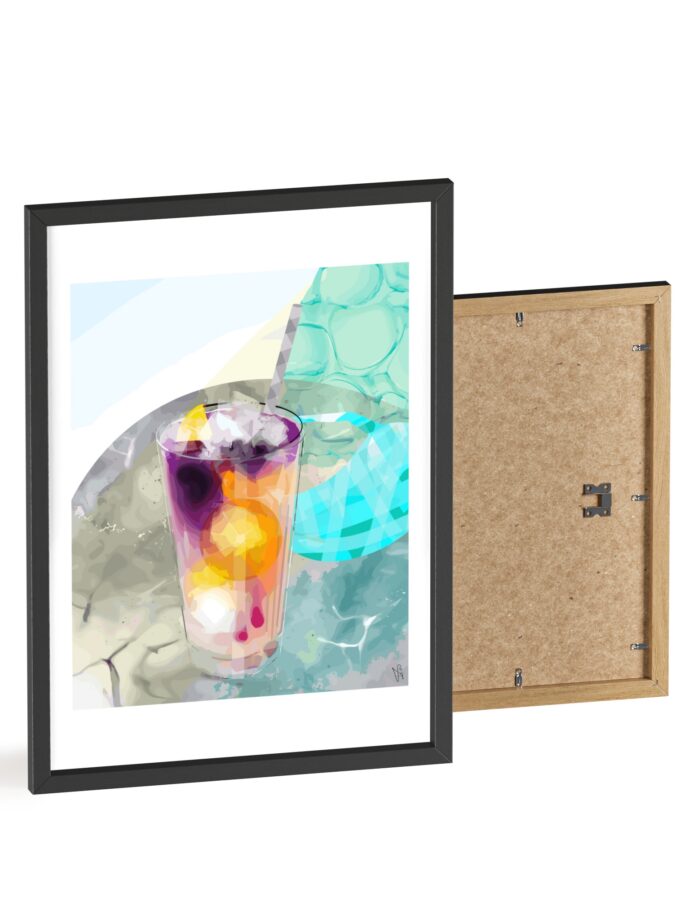 Lemonade In Zagreb Poster, Framed