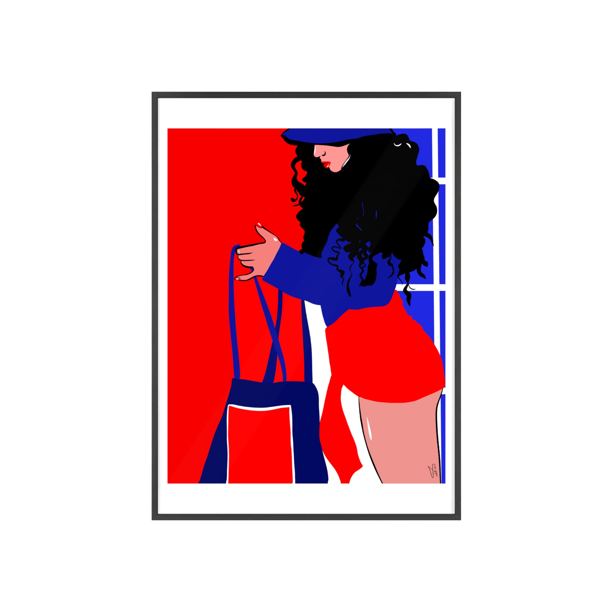 Beach Day Poster, Framed - Image 17