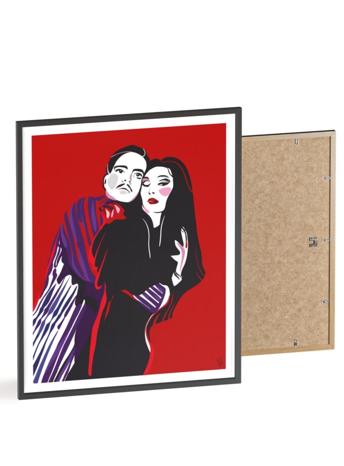 90' Bloody Halloween Poster, Framed