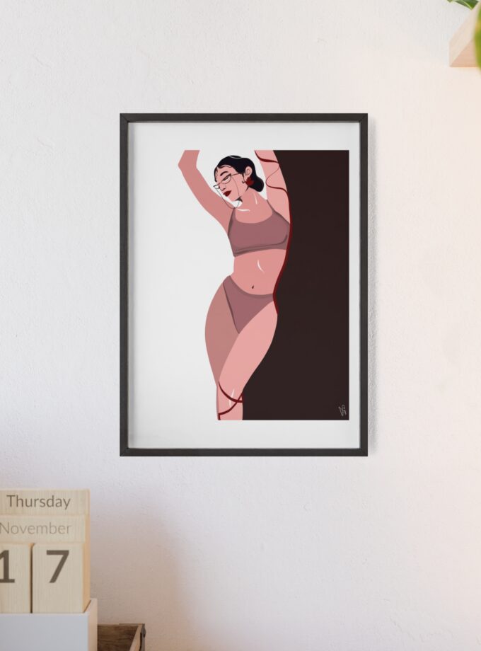 My Time Poster, Framed