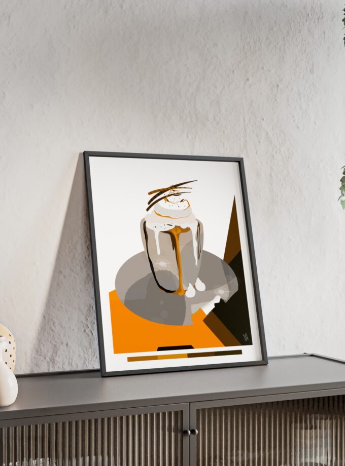 Caramel Bliss Poster, Framed