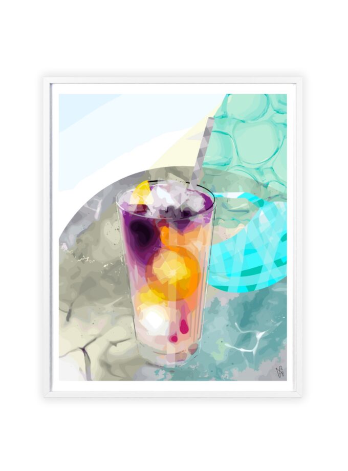 Lemonade In Zagreb Poster, Framed