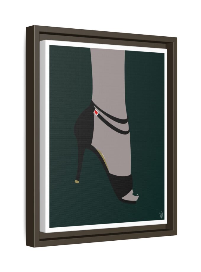 Emerald Canvas, Framed