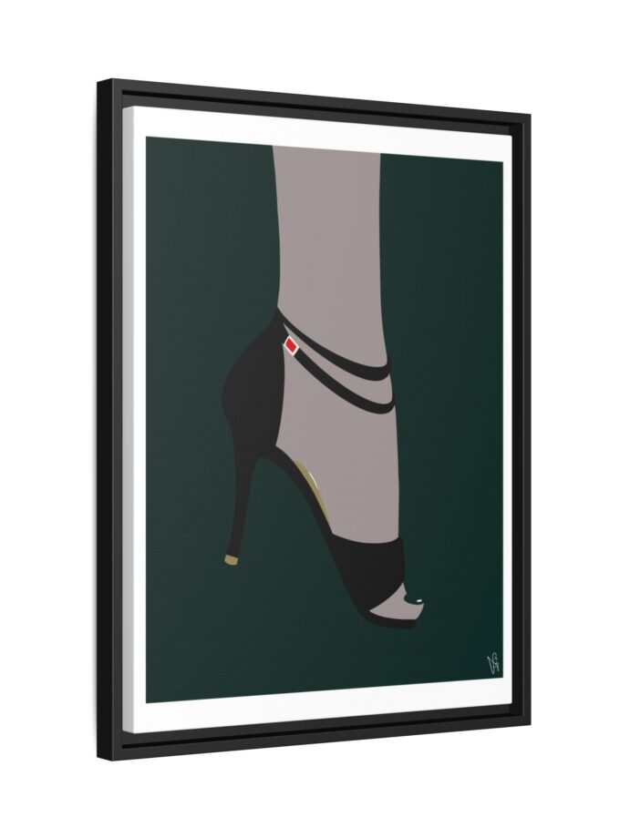 Emerald Canvas, Framed