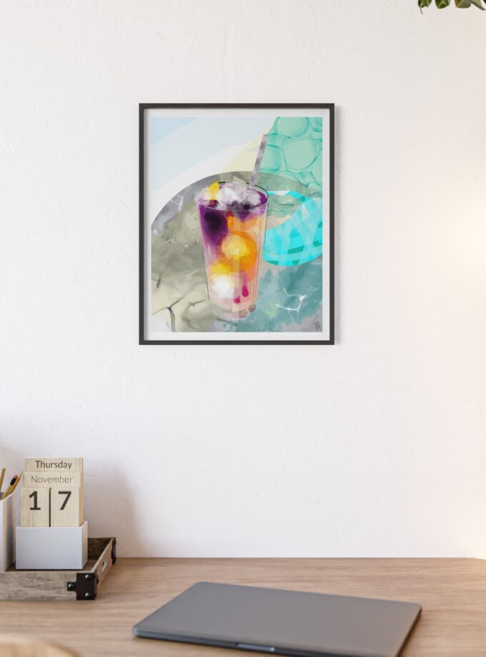 Lemonade In Zagreb Poster, Framed