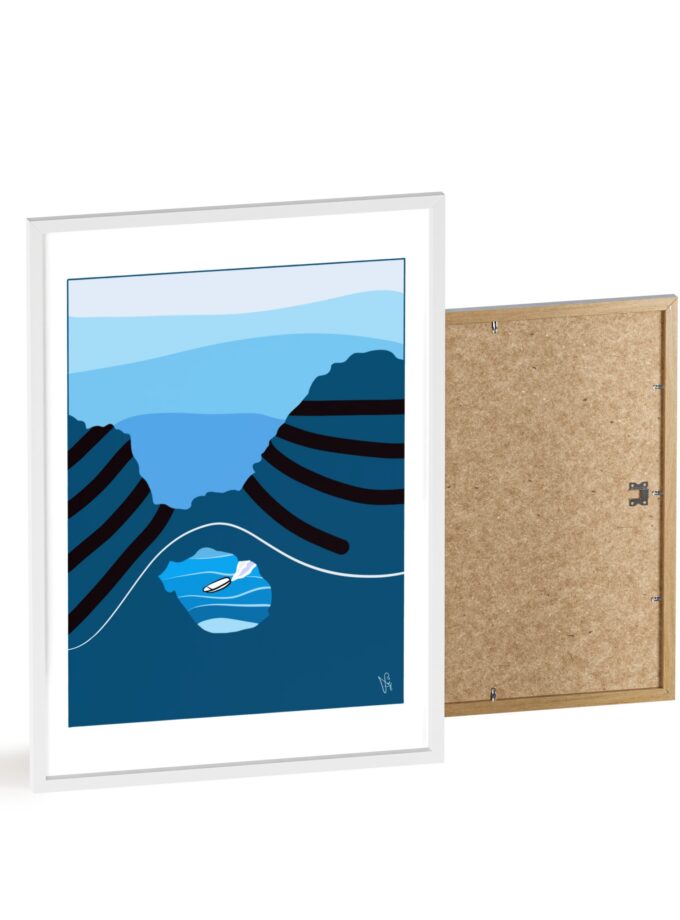 Sky Is Bright Poster, Framed