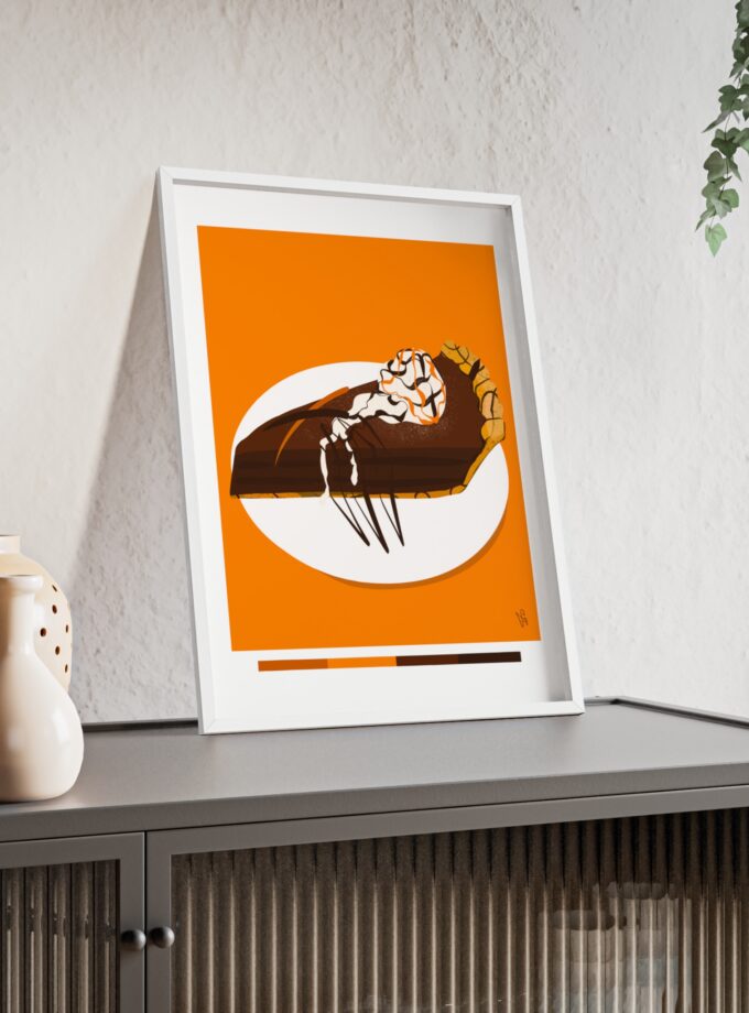 Chocolate Pie Poster, Framed