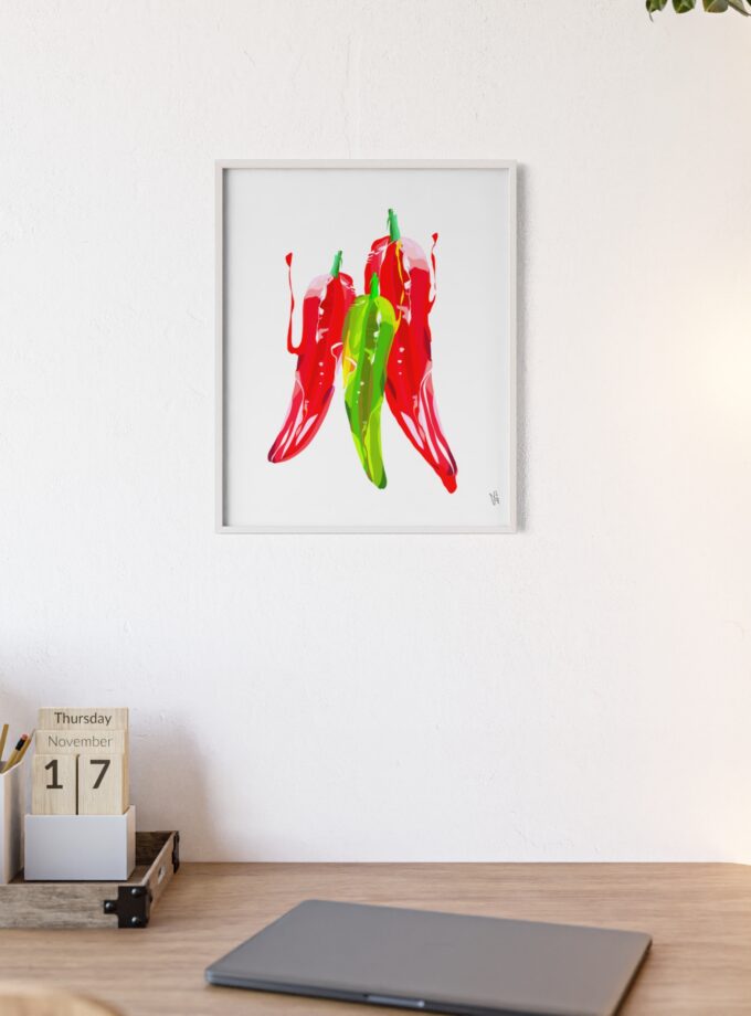 You Are Fire Poster, Framed