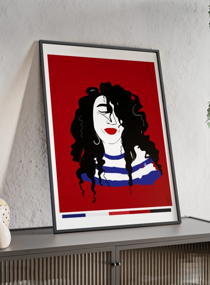 Little Sailor Poster, Framed