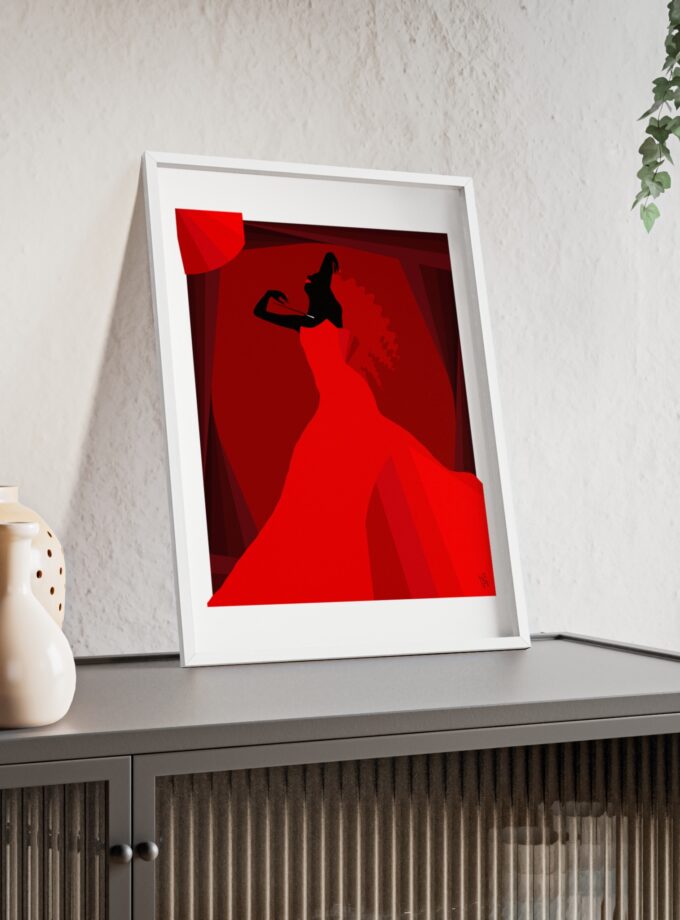 Teatrica Poster, Framed