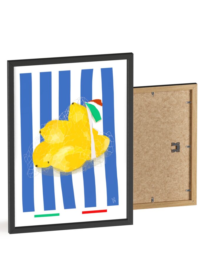 When Life Gives You Lemons Poster, Framed