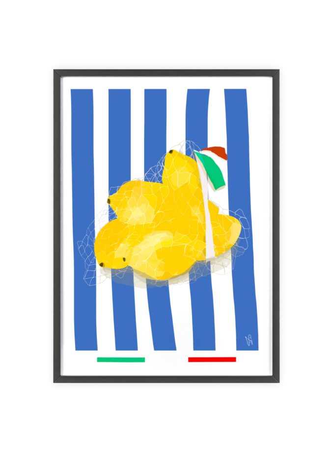 When Life Gives You Lemons Poster, Framed