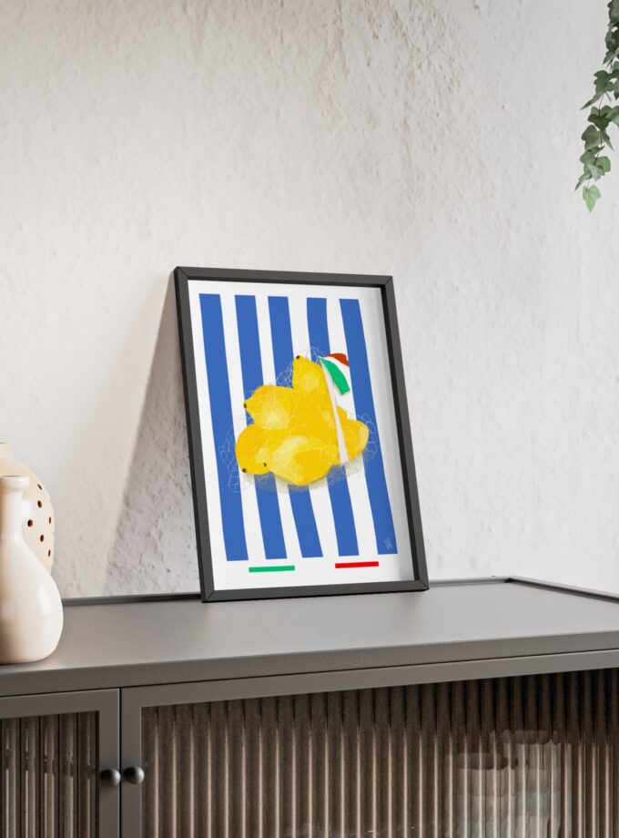 When Life Gives You Lemons Poster, Framed