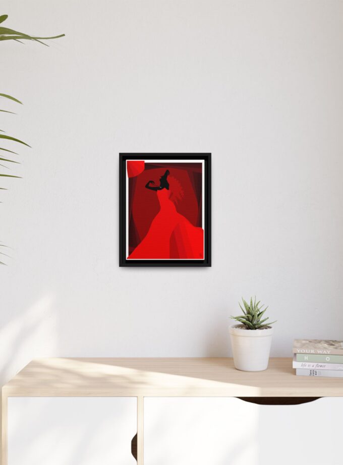 Teatrica Canvas, Framed