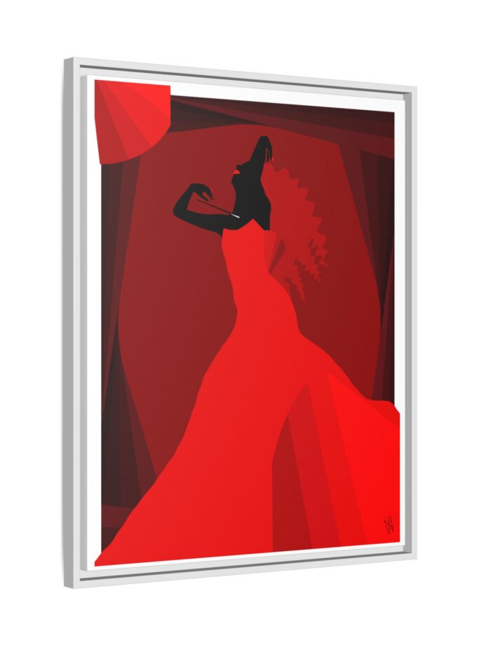 Teatrica Canvas, Framed