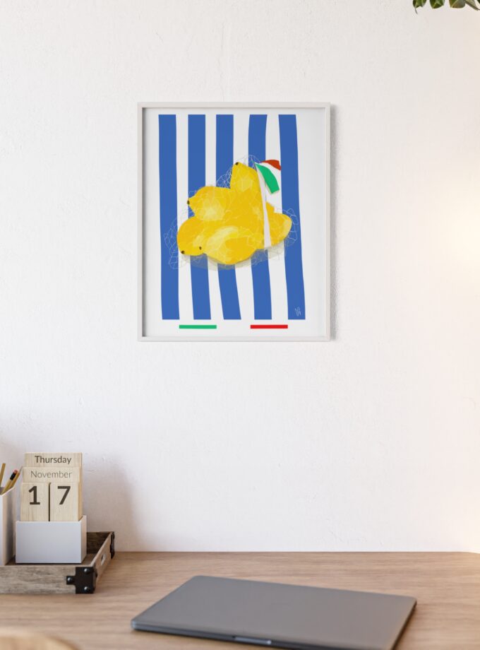 When Life Gives You Lemons Poster, Framed