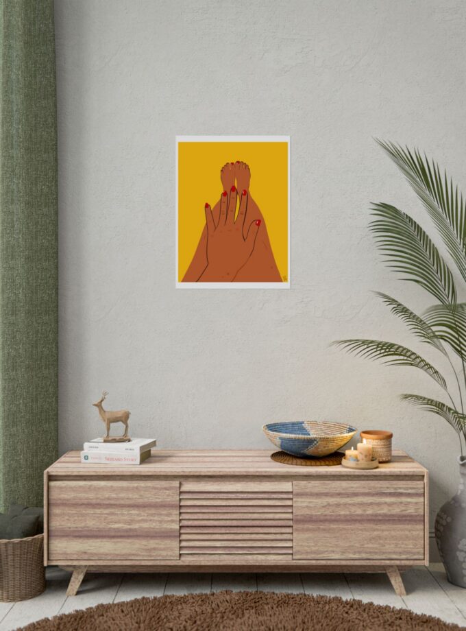 Sun On My Fingers Poster