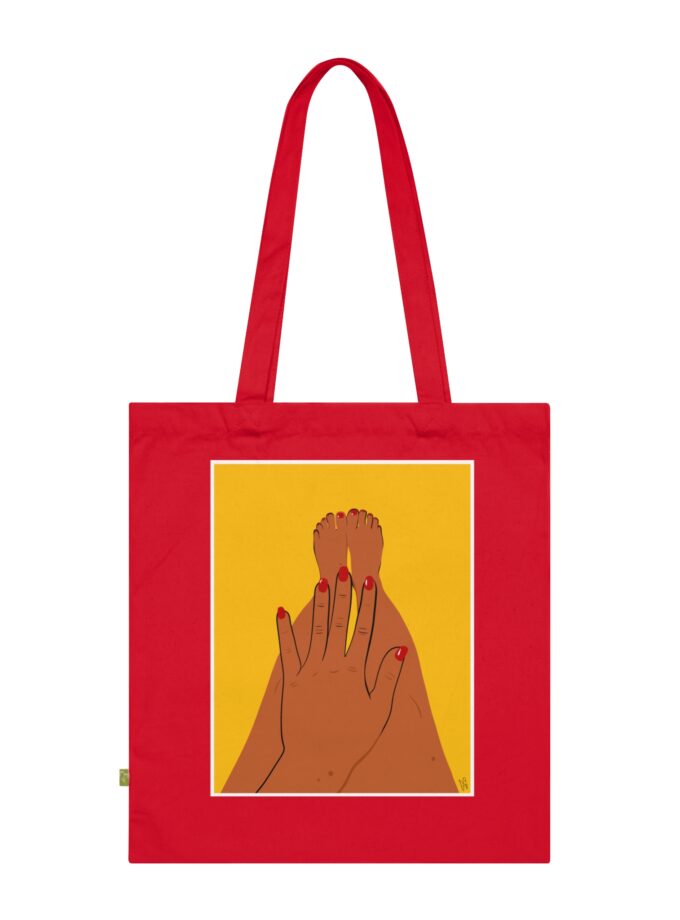 Sun On My Fingers Tote Bag