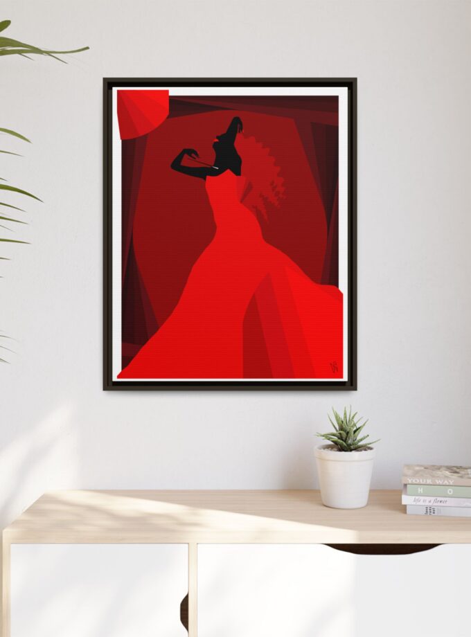 Teatrica Canvas, Framed