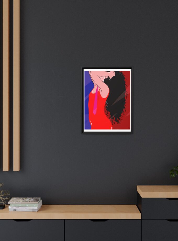 Dirty Mirror Canvas, Framed