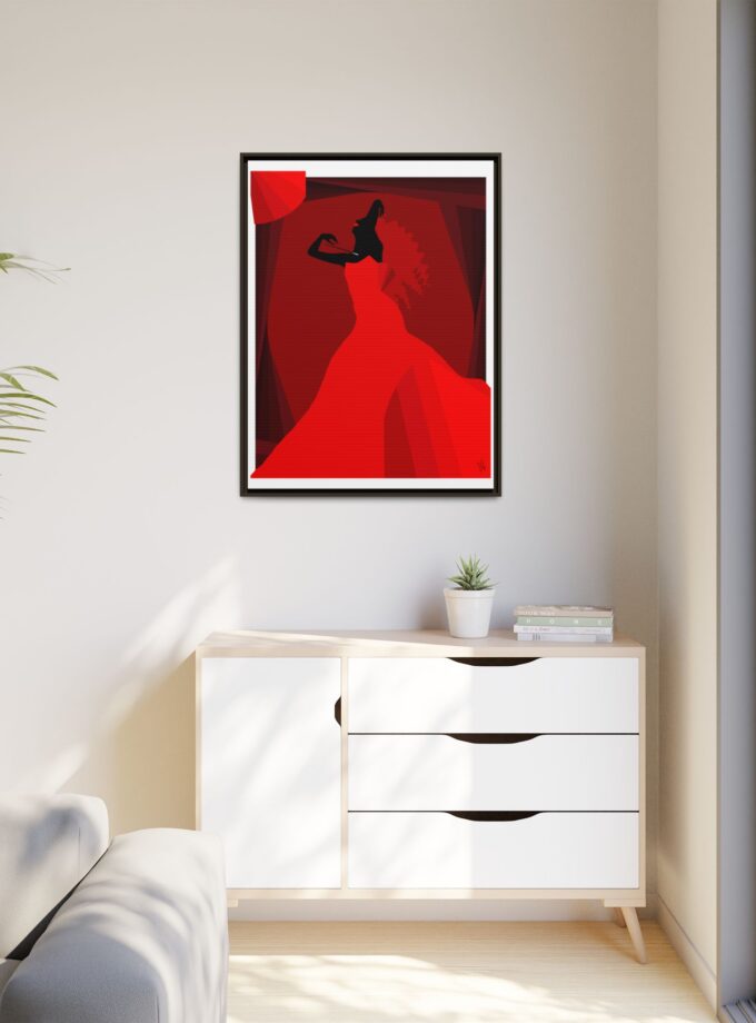 Teatrica Canvas, Framed