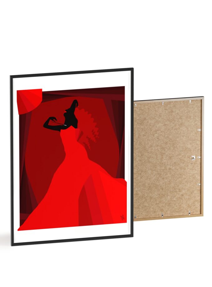 Teatrica Poster, Framed