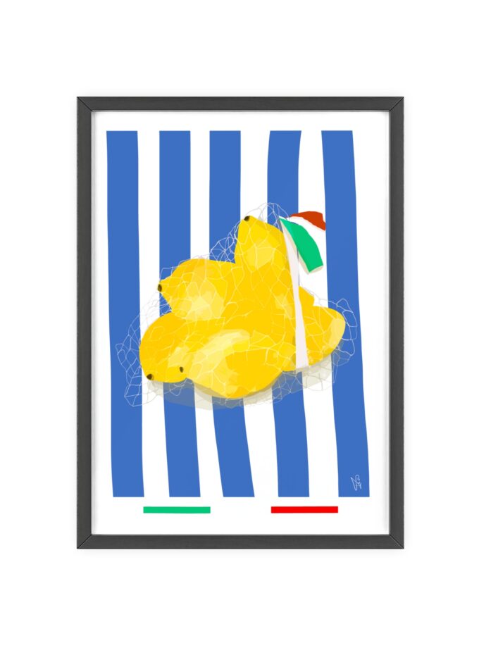 When Life Gives You Lemons Poster, Framed