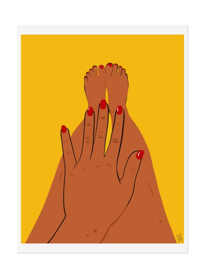 Sun On My Fingers Poster
