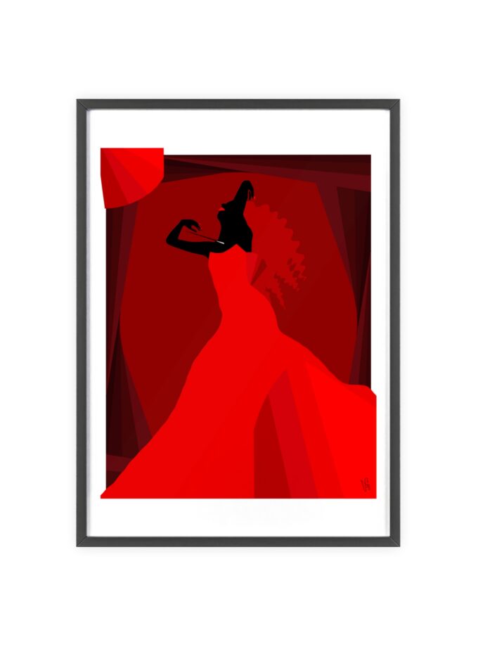 Teatrica Poster, Framed