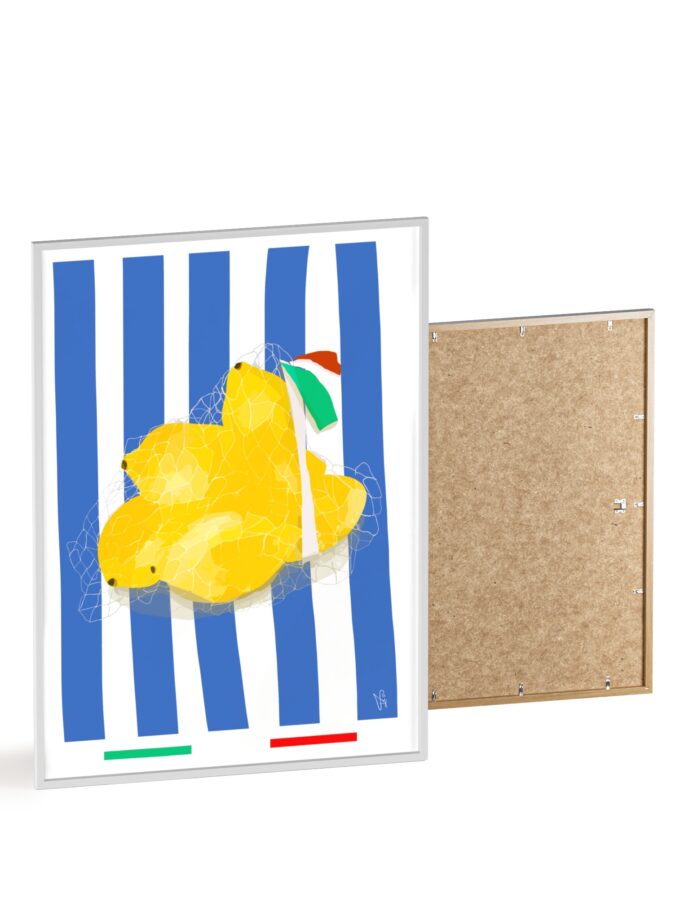 When Life Gives You Lemons Poster, Framed