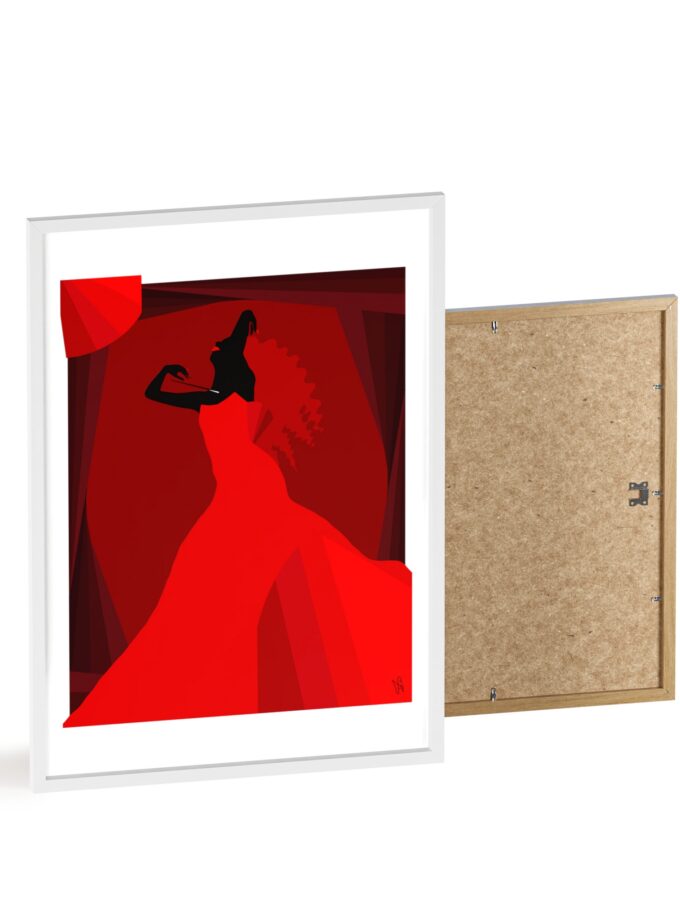 Teatrica Poster, Framed